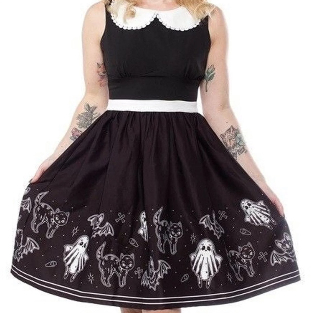 Sourpuss Creep Heart dress. Worn once! 3X
